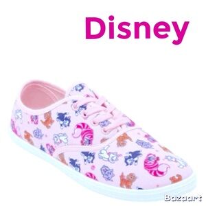 Disney Cats AOP Low Top Sneakers, Canvas, Sz 9, Athletic, loungewear, Kicks